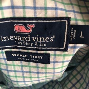 Vineyard Vines whale button down shirt